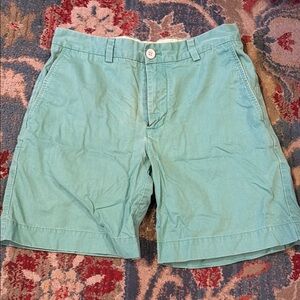 Vineyard Vines Green Flat Front Shorts